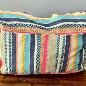 Multicolor Striped Tote Bag